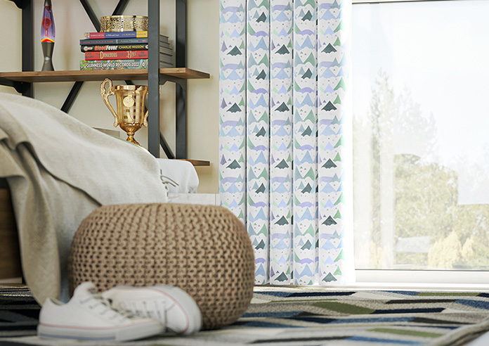 Cloudy Peaks, Icicle - Made to Measure Curtains - Image 5